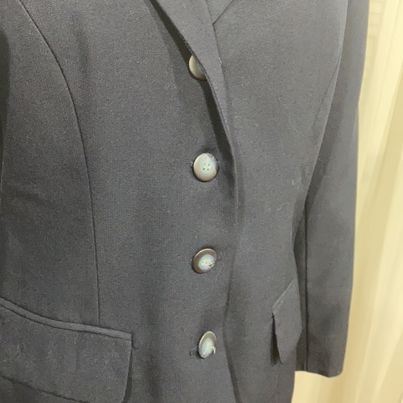 Norton McNaughton Petite navy blue blazer, size 4p - Picture 2 of 10